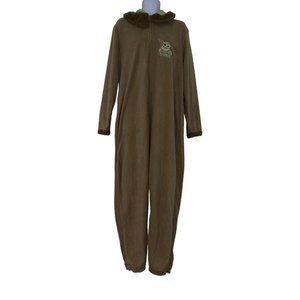 Disney Star Wars Baby Yoda Pajamas Mens XL Unionsuit Costume PJs Briefly Stated
